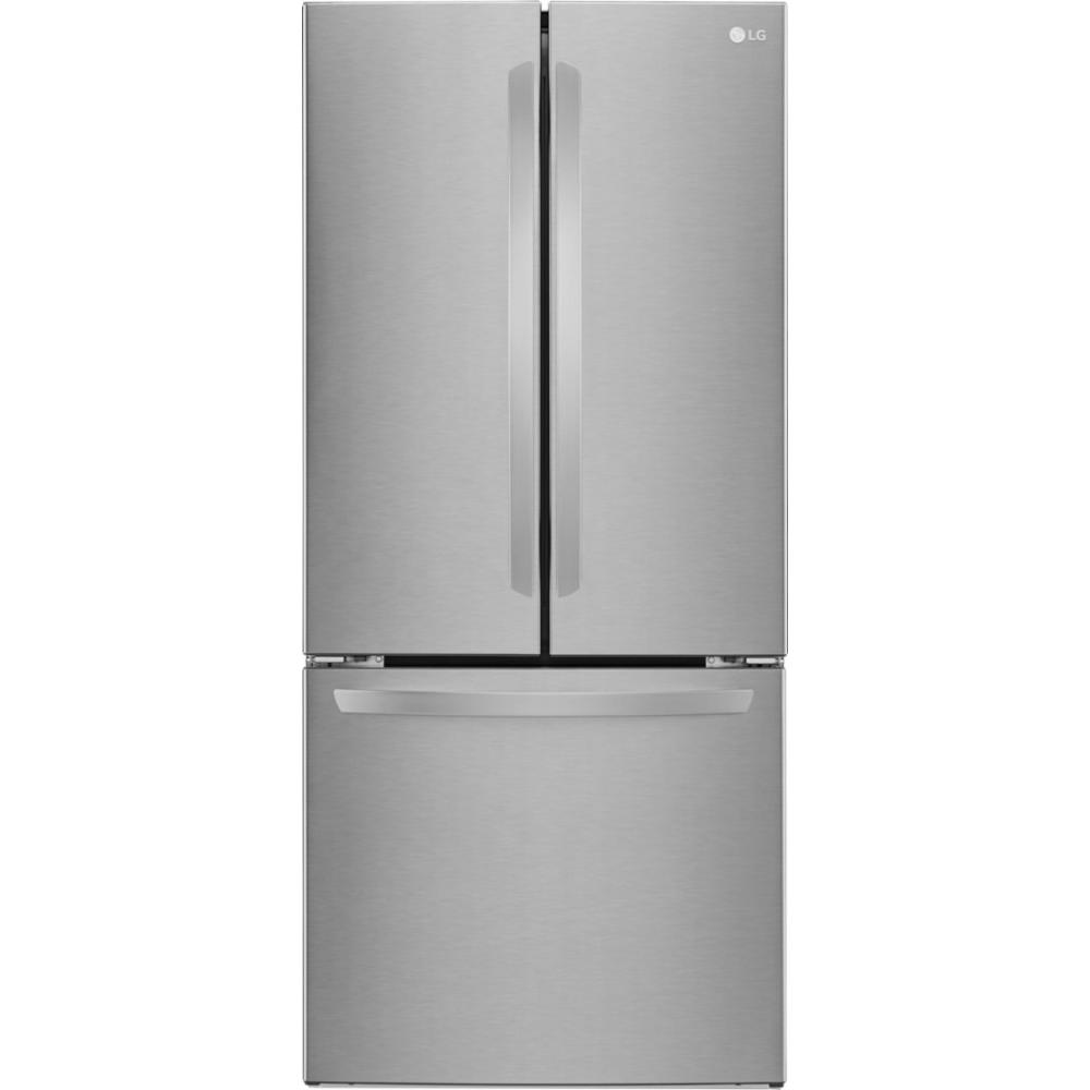 LG 30-inch, 21 cu.ft. Freestanding French 3-Door Refrigerator with Smart Cooling® System LFCS22520S