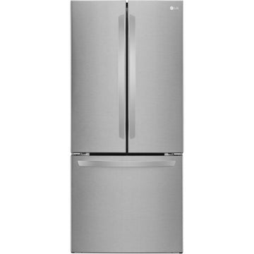 LG 30-inch, 21 cu.ft. Freestanding French 3-Door Refrigerator with Smart Cooling® System LFCS22520S