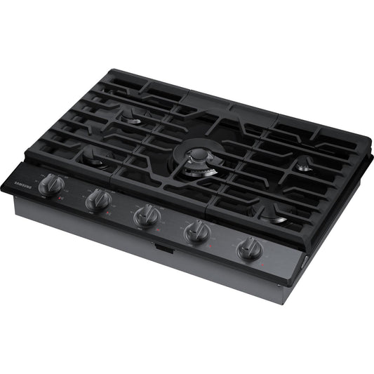 Samsung 30-inch, Built-in Gas Cooktop with Wi-Fi Connectivity NA30N6555TG/AA