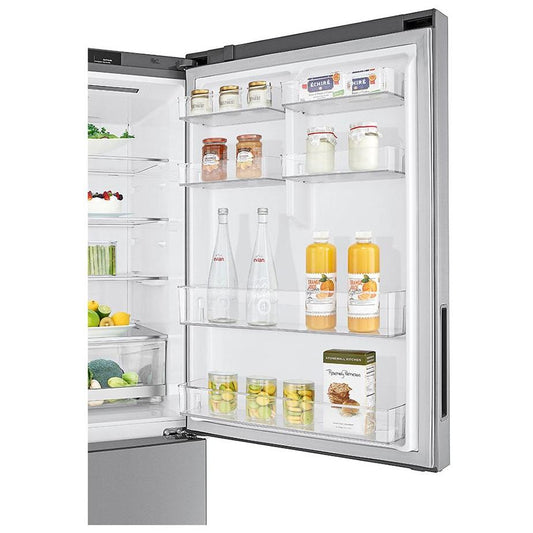 LG 28-inch, 14.7 cu.ft. Counter-Depth Bottom Freezer Refrigerator with Multi-Air Flow Cooling LBNC15231V