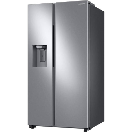 Samsung 36-inch, 27.4 cu.ft. Freestanding Side-by-Side Refrigerator with External Water and Ice Dispensing System RS27T5200SR/AA