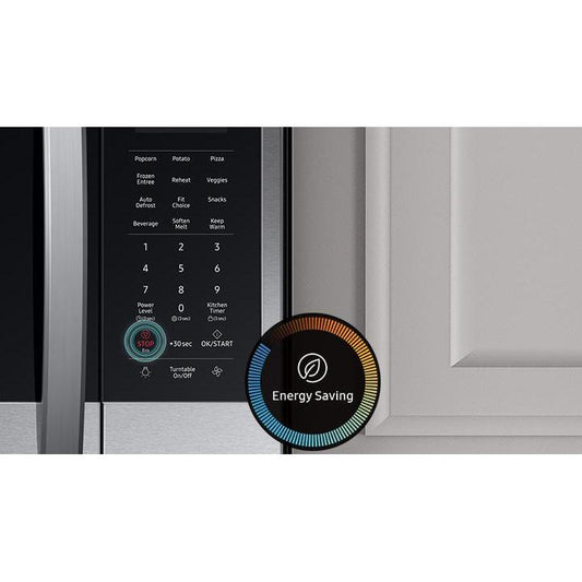 Samsung 30-inch, 1.7 cu.ft. Over-the-Range Microwave Oven with LED Display ME17R7021ES/AA