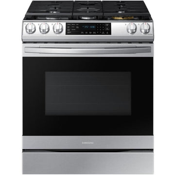 Samsung 30-inch Slide-in Gas Range with Wi-Fi Connect NX60T8511SS/AA