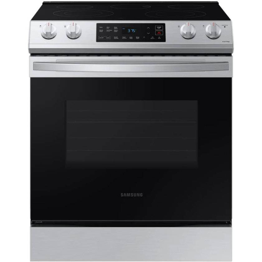 Samsung 30-inch Slide-in Electric Range with Wi-Fi Connectivity NE63T8111SS/AA