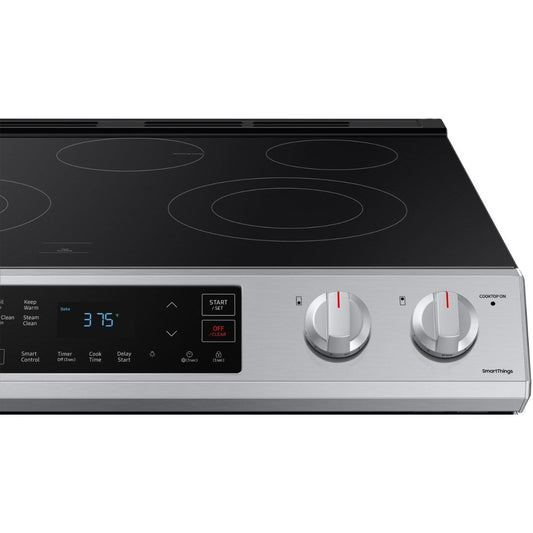 Samsung 30-inch Slide-in Electric Range with Wi-Fi Connectivity NE63T8111SS/AA
