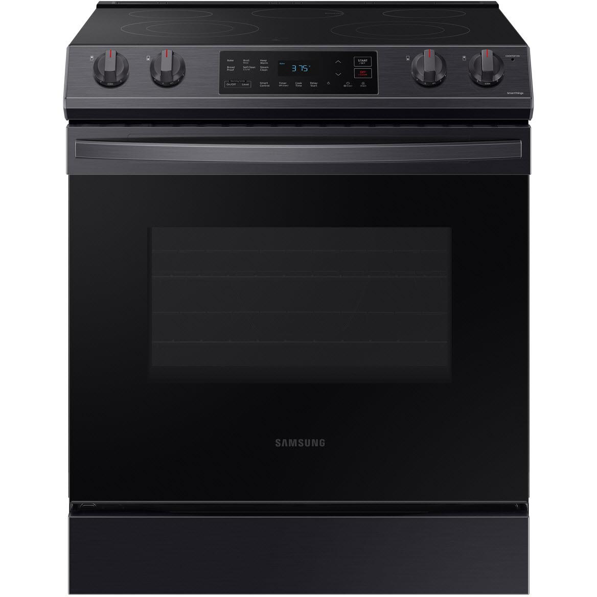 Samsung 30-inch Slide-in Electric Range with Wi-Fi Connectivity NE63T8111SG/AA