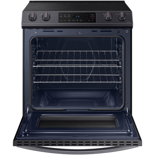 Samsung 30-inch Slide-in Electric Range with Wi-Fi Connectivity NE63T8111SG/AA