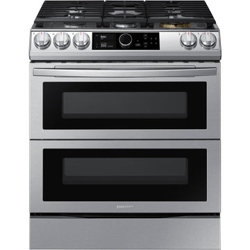 Samsung 30-inch Slide-in Gas Range with Wi-Fi Connectivity NX60T8751SS/AA