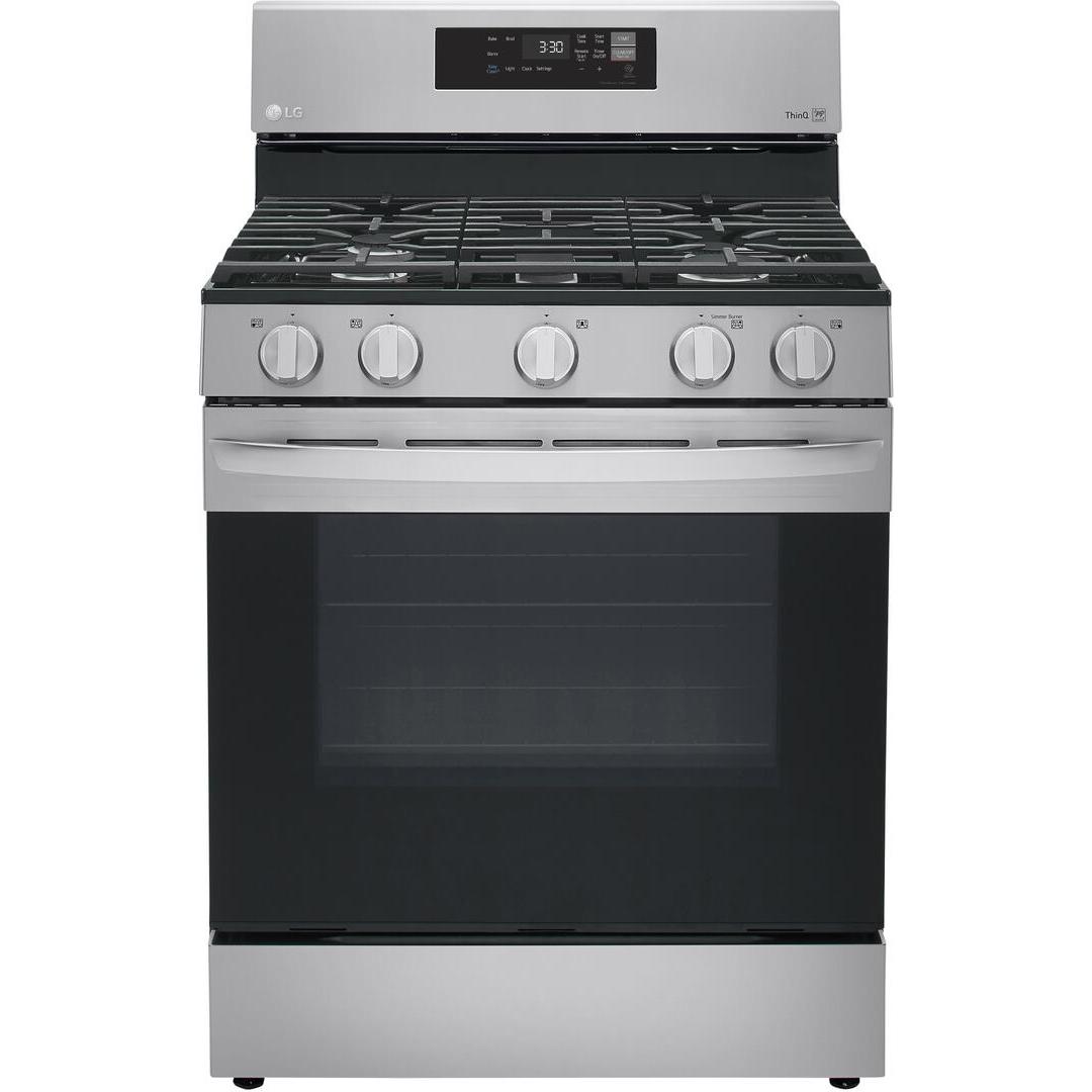 LG 30-inch Freestanding Gas Range with EasyClean® LRGL5821S