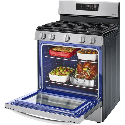 LG 30-inch Freestanding Gas Range with EasyClean® LRGL5821S