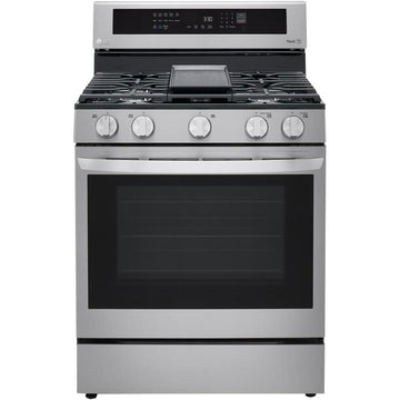 LG 30-inch Freestanding Gas Range with True Convection Technology LRGL5825F