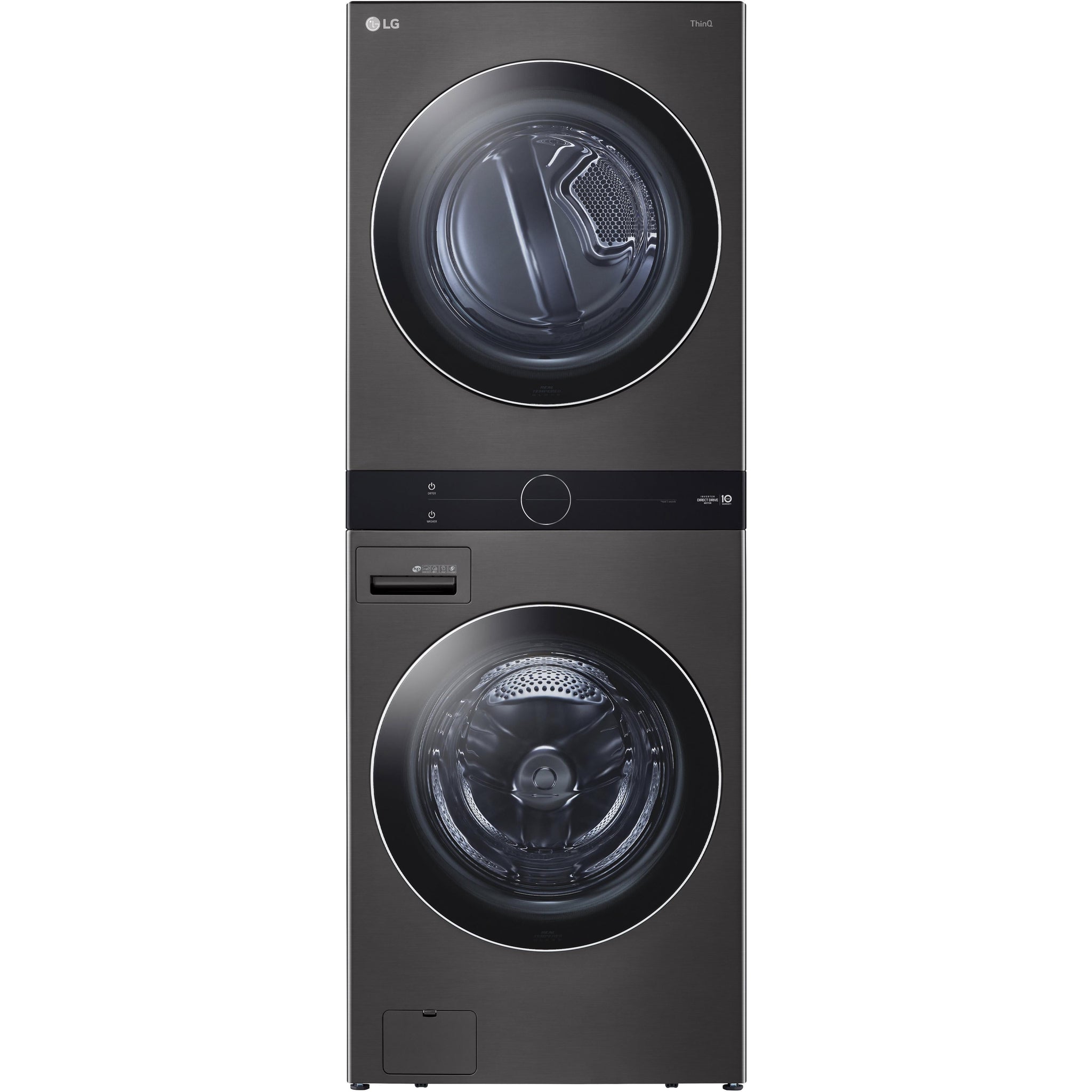 LG Stacked Washer/Dryer Electric Laundry Center with TurboWash™ 360 Technology WKEX200HBA