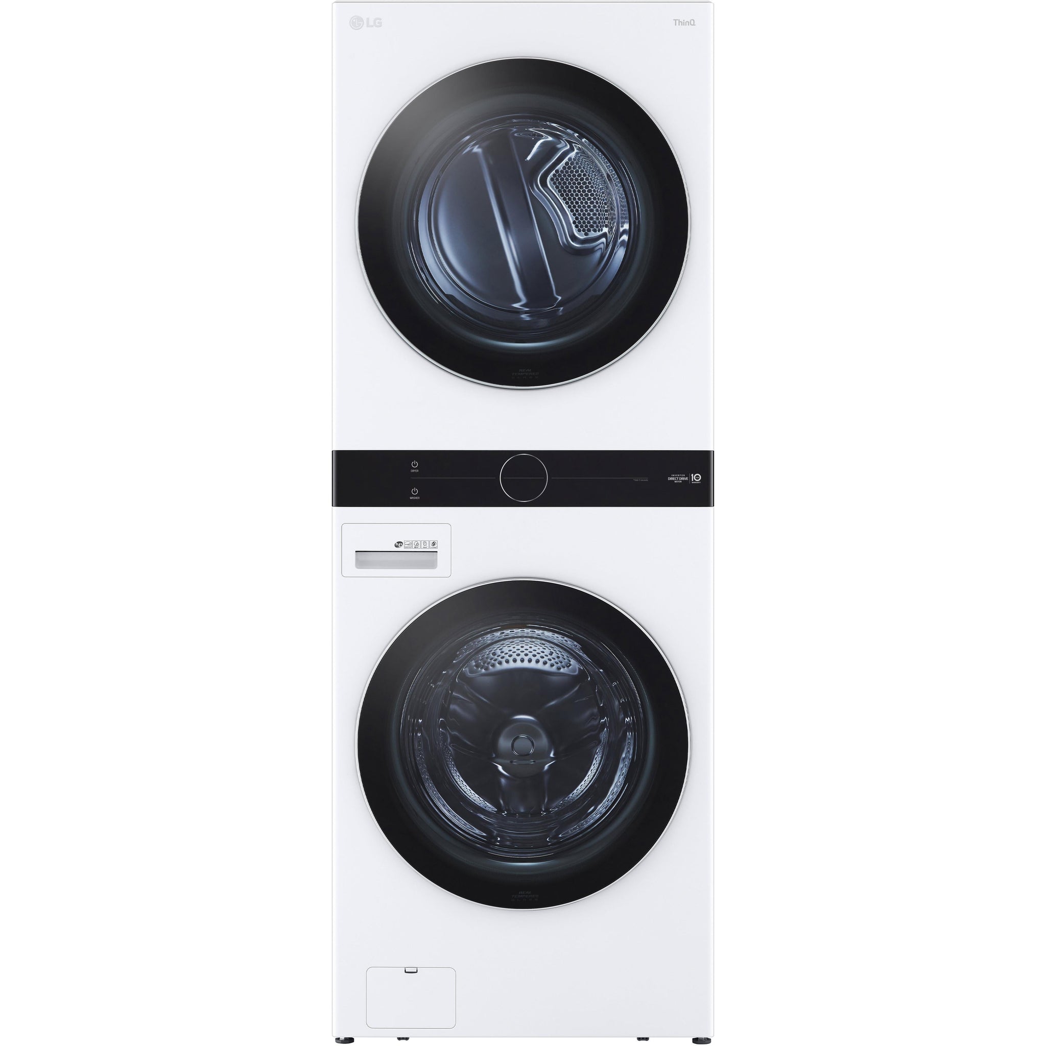 LG Stacked Washer/Dryer Gas Laundry Center with TurboWash™ 360 Technology WKGX201HWA