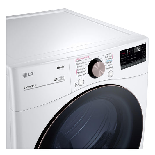 LG 7.4 cu.ft. Gas Dryer with TurboSteam™ Technology DLGX4001W