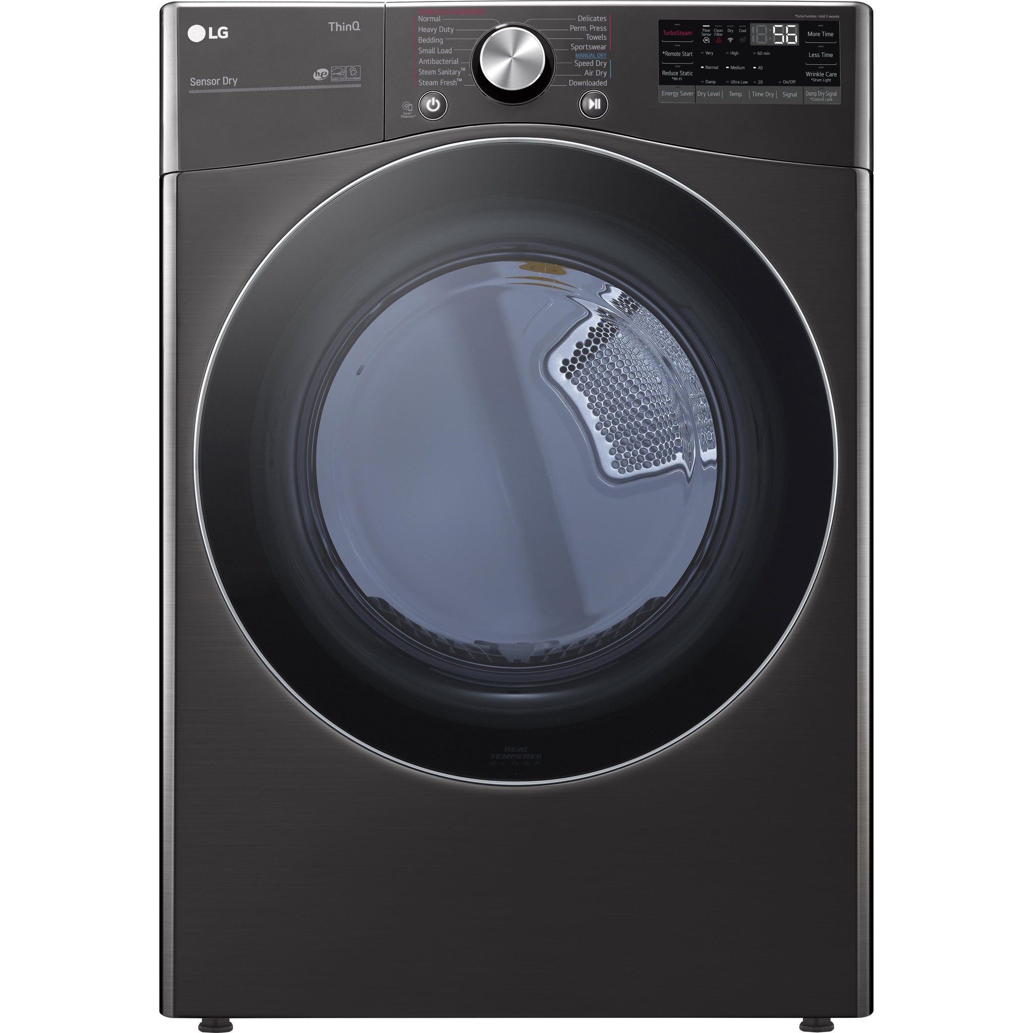 LG 7.4 cu.ft. Gas Dryer with TurboSteam™ Technology DLGX4201B