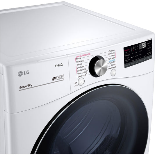LG 7.4 cu.ft. Gas Dryer with TurboSteam™ Technology DLGX4201W