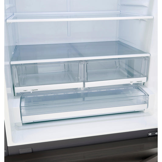 LG 33-inch, 26 cu. ft. Bottom Freezer Refrigerator with Door Cooling+ LRDCS2603D