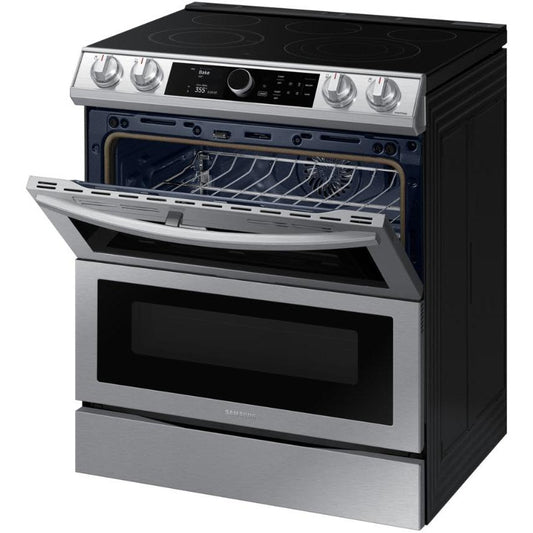 Samsung 30-inch Slide-in Electric Range with Wi-Fi Connectivity NE63T8751SS/AA