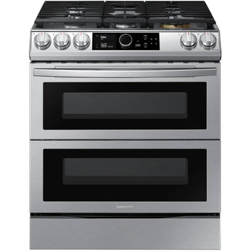 Samsung 30-inch Slide-In Dual Fuel Range with Wi-Fi Connectivity NY63T8751SS/AA
