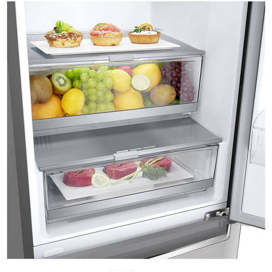 LG 24-inch, 12 cu.ft. Counter-Depth Bottom Freezer with Ice Maker LRBCC1204S