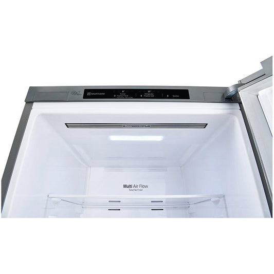 LG 24-inch, 10.8 cu.ft. Counter Depth Bottom Freezer with Multi-Air Flow™ System LRBNC1104S