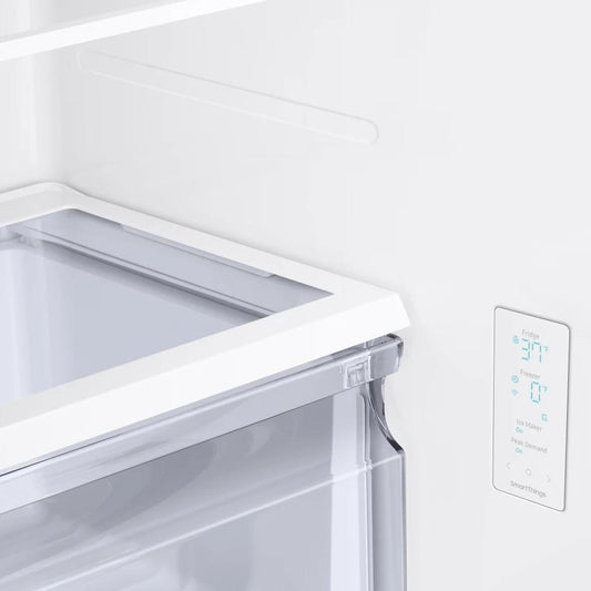 Samsung 18 cu. ft. Counter-Depth French 3-Door Refrigerator RF18A5101SR/AA
