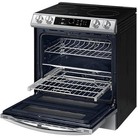 Samsung 30-inch Slide-in Electric Induction Range with WI-FI Connect NE63T8951SS/AA
