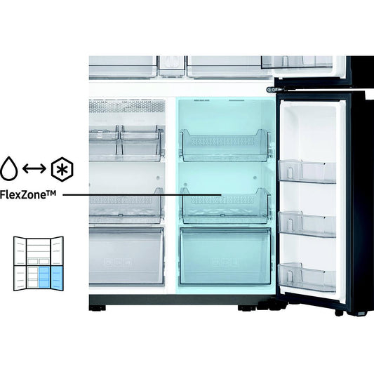 Samsung 23 cu.ft. Counter-Depth French 4-Door Refrigerator with Beverage Center RF23A9671SR/AA