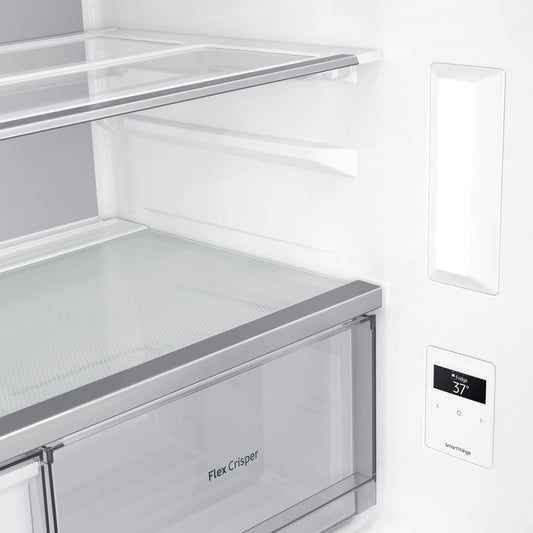 Samsung 36-inch, 22.9 cu.ft. Counter-Depth French 4-Door Refrigerator with Dual Ice Maker RF23A9071SR/AA