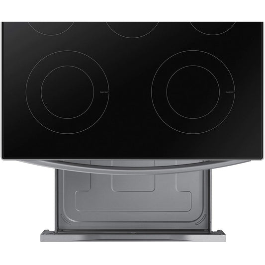 Samsung 30-inch Freestanding Electric Range with Rapid Boil™ NE63A6311SS/AA