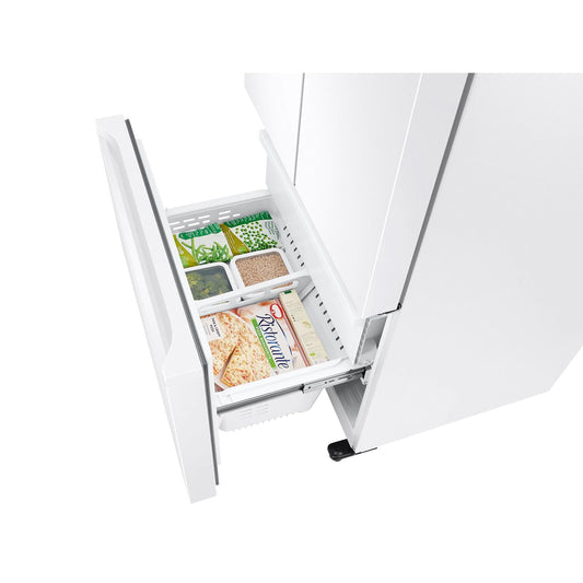 Samsung 33-inch, 19.5 cu.ft. Built-in Look French 3-Door Refrigerator with Internal Ice Maker RF20A5101WW/AA