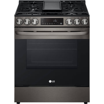 LG 30-inch Slide-in Gas Range with Air Fry Technology LSGL5833D