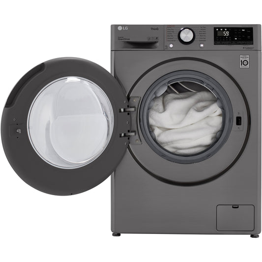 LG All-in-One Electric Laundry Center with TurboWash™ Technology WM3555HVA
