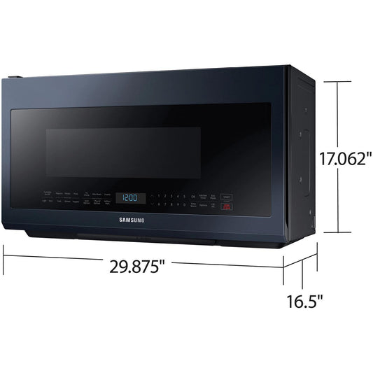 Samsung 30-inch, 1.2 cu.ft. Over-the-Range Microwave Oven with Sensor Cook ME21A706BQN/AA