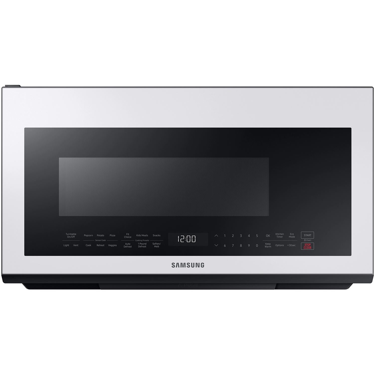 Samsung 30-inch, 2.1 cu.ft. Over-the-Range Microwave Oven with Sensor Cook ME21B706B12/AA