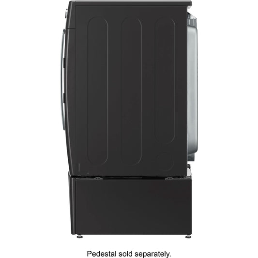 LG 9.0 Cu. Ft. Electric Dryer with Steam and Built-In Intelligence DLEX8900B