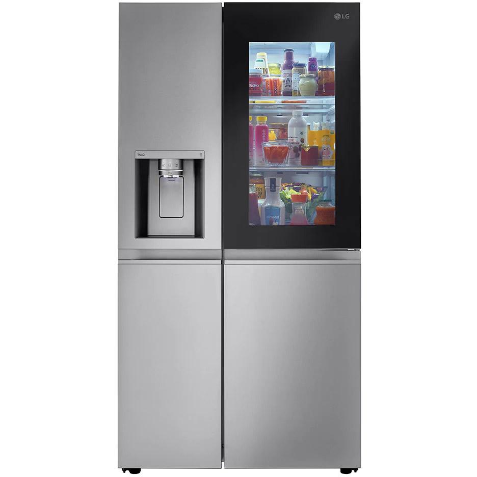 LG 36-inch 22.5 cu. ft. Side-By-Side Refrigerator with Water and Ice Dispensing System LRSOC2306S