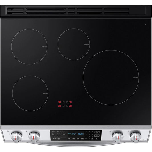 Samsung 30-inch Slide-in Induction Range with Convection+ Technology NE63B8611SS/AA