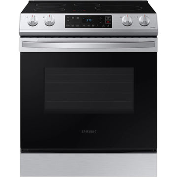 Samsung 30-inch Slide-in Induction/Electric Range with Self-Cleaning Oven NE63B8211SS/AA