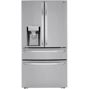 LG 30-inch, 29.5 cu. ft. Freestanding French 4-Door Refrigerator with Full-Convert™ Drawer LRMXS3006S