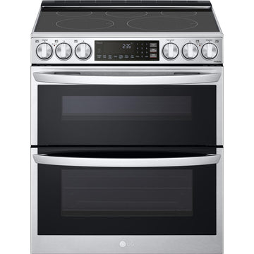 LG 30-inch 7.3 cu. ft. Slide-In Electric Double Range with ProBake® Convection and InstaView® LTEL7337F
