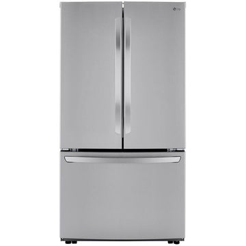 LG 36-inch, 28.7 cu. ft. Freestanding French 3-Door Refrigerator with IcePlus™ LRFCS29D6S