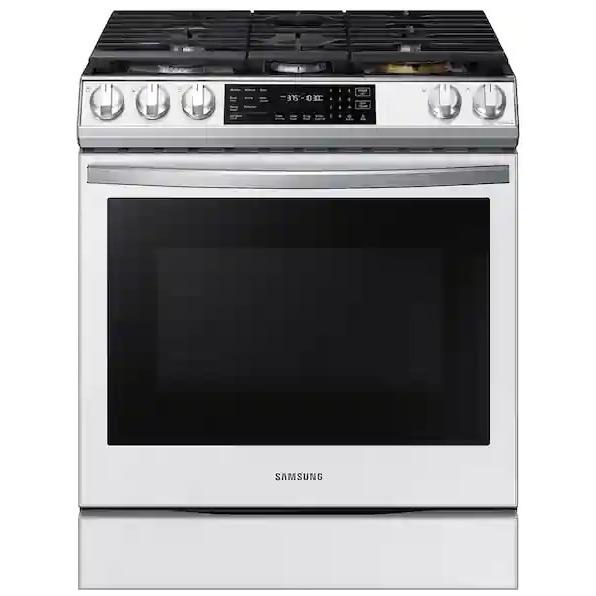 Samsung 30-inch Slide-in Gas Range with Wi-Fi Connect NX60BB851112/AA