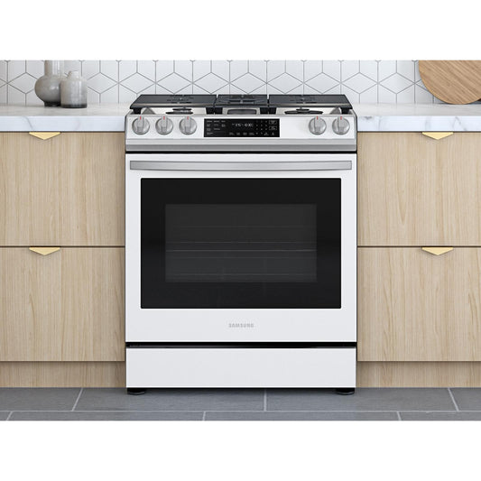Samsung 30-inch Slide-in Gas Range with Wi-Fi Connect NX60BB851112/AA