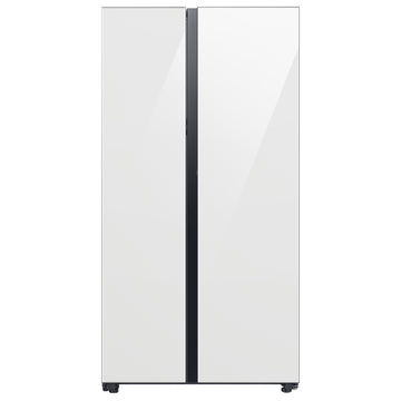 Samsung Bespoke 36-inch, 22.6 cu. ft. Counter-Depth Side-by-Side Refrigerator with Beverage Center™ RS23CB760012AA
