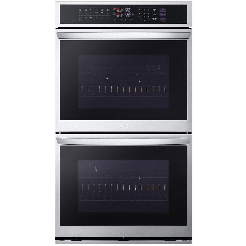 LG 30-inch, 9.4 cu.ft. Built-in Double Wall Oven with ThinQ® Technology WDEP9427F