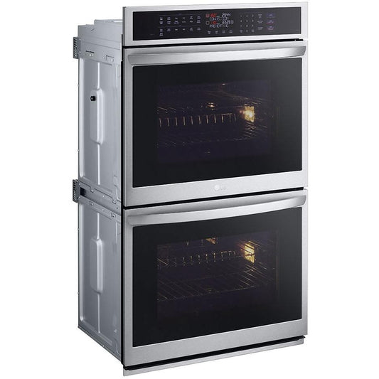 LG 30-inch, 9.4 cu.ft. Built-in Double Wall Oven with ThinQ® Technology WDEP9427F