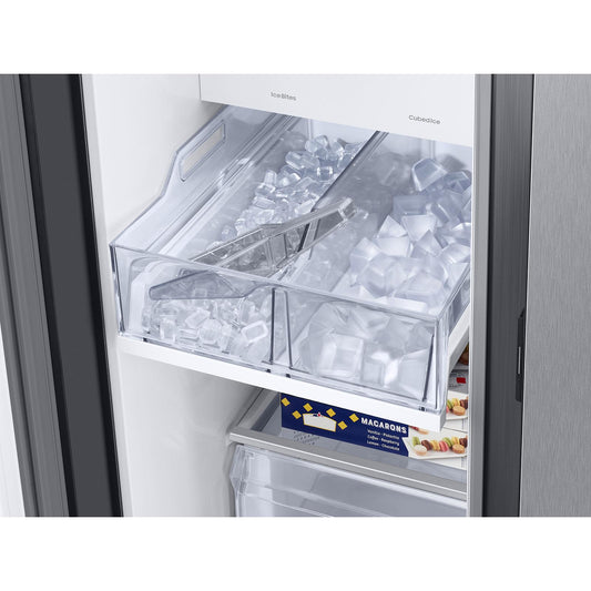 Samsung 36-inch, 28 cu. ft. Side-by-Side Refrigerator with Beverage Center™ RS28CB7600QLAA