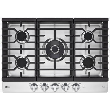 LG 30-inch Built-in Gas Cooktop with ThinQ® Technology CBGJ3027S