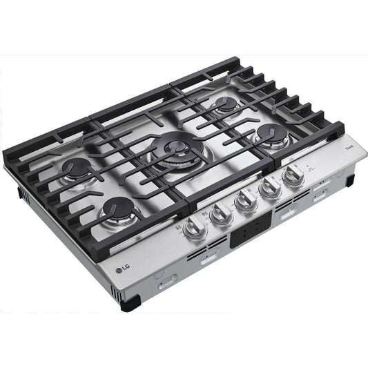 LG 30-inch Built-in Gas Cooktop with ThinQ® Technology CBGJ3027S